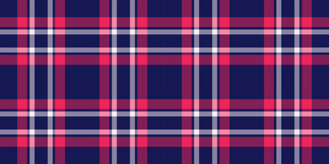 Seamless plaid vector design for fabric, perfect for creating ch