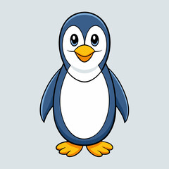 penguin on a white background