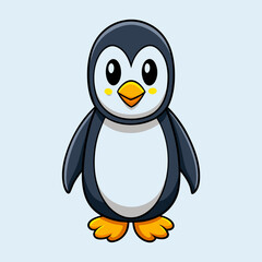 penguin on a white background