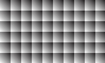 abstract black white gradient rectangle shape grid pattern art perfect for background.