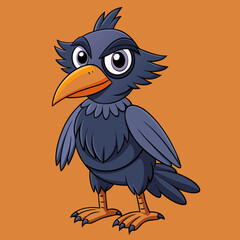 illustration of a raven