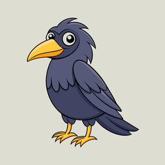 illustration of a raven