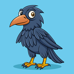 illustration of a raven