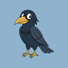 illustration of a raven
