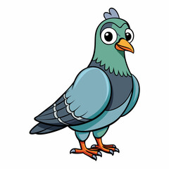 pigeon bird on a branch