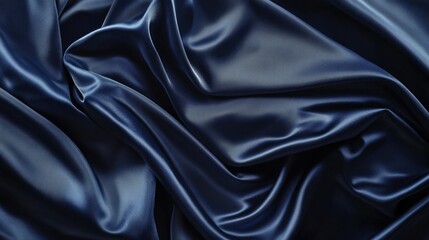 Fototapeta premium Velvety Textures: A Close-up View of Satin Fabric