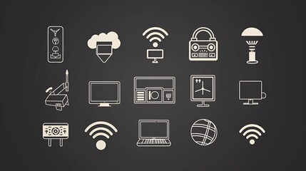 masseg icon monochrom vector