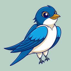 tree swallow bird on a branch