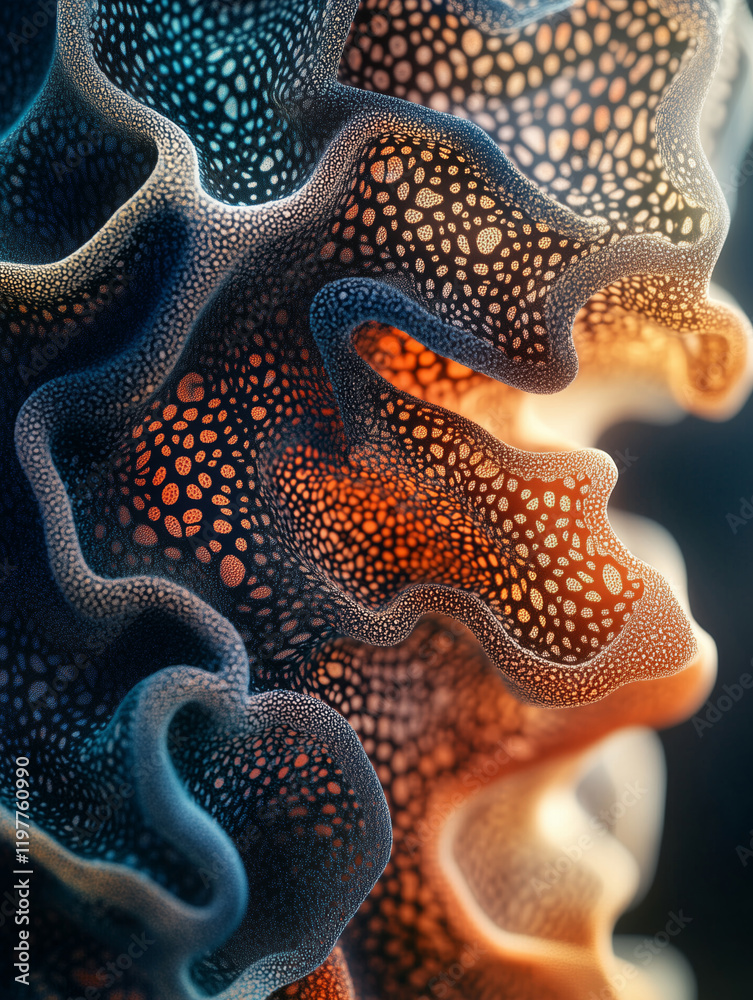 Poster Exploring neural network patterns through intricate textures of the human brain