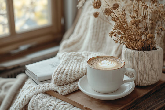 Cozy and sustainable home office setup with eco-friendly decor and essentials