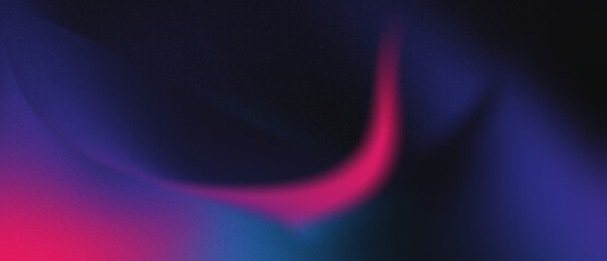 Abstract ultrawide pink orange blue purple azure lilac dark gradient grainy premium background with concrete wall texture. Perfect for design, banner, wallpaper, template, creative projects, desktop