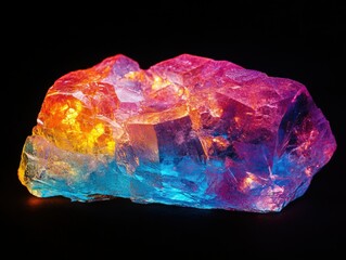 Fototapeta premium Colorful Crystal Gemstone