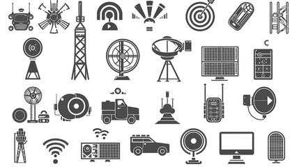 masseg icon monochrom vector