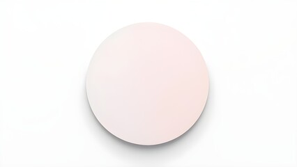 Simple circle on white background