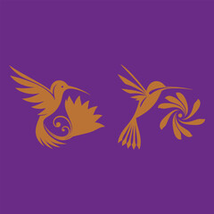  A set of bird logo vector illustration 