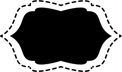 islamic decorative shape black solid, suitable for ramadan eid mubarak