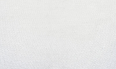 White Perforated Woven Cotton Fabric Texture Background Stock. White fabric texture.