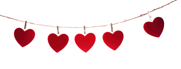 PNG Hearts valentine's background hanging.