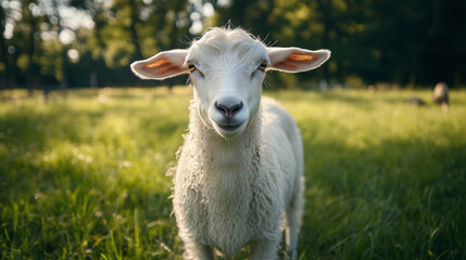 Obraz premium Photo of educational signs about animals on an ethical farm