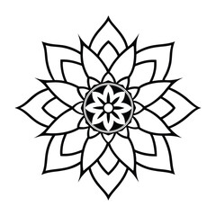 Professional Mandala Design with Symmetrical Layout and Intricate Details-108