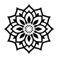 Professional Mandala Design with Symmetrical Layout and Intricate Details-113