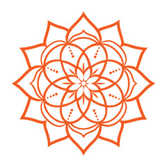 Professional Mandala Design with Symmetrical Layout and Intricate Details-116