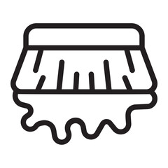 brush line icon