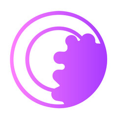 plate gradient icon