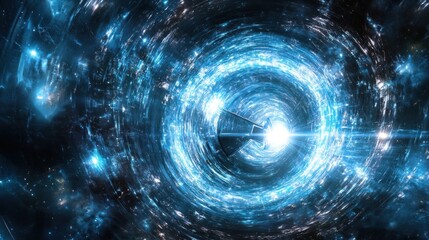 Journey Through the Cosmos: A Vortex of Light and Energy