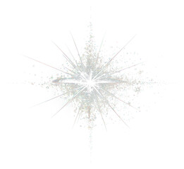 Fototapeta premium PNG Starry star light background sparkle.