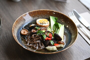 beef stew with vegetables and herbs