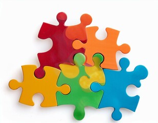 Obraz premium jigsaw puzzle pieces