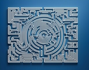 labyrinth maze concept