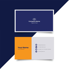 Obraz premium Modern creative professional business card template design. Simple Business Card Layout. creative modern name card and business card. Clean Design. corporate design template, Clean professional.