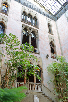 Isabella Stewart Gardner Museum, art museum in Boston, Massachusetts, which houses significant examples of European, Asian, and American art. Famous Courtyard