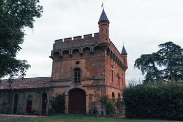 Rustic Chateau Caumont with Medieval Towers