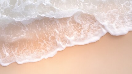 Gentle Waves on Soft Sand - Minimalist Coastal Background 7
