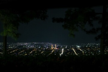 lightning in the night