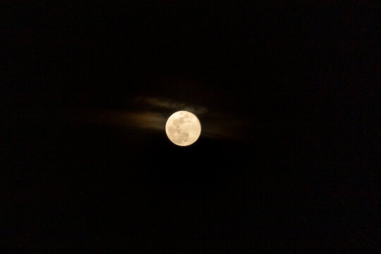 moon in the night - Powered by Adobe