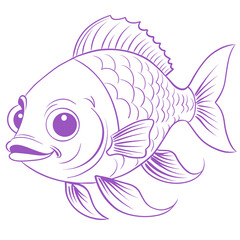 Cute Fish Illustration