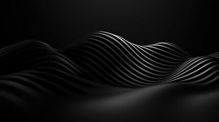 A black and white image of a wave with a silver tint