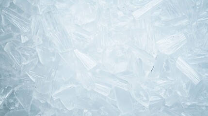 Obraz premium A Stunning Visual of Frozen Ice Crystals: A Detailed Look at Nature's Chilly Beauty