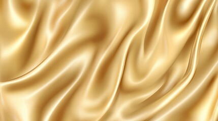 Golden Silk Fabric Texture: A Luxurious and Elegant Background Image for Design Projects