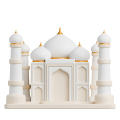 Taj Mahal 3D Icon