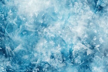Obraz premium Thick and freezy pieces of ice surface. Detailed photo textured background