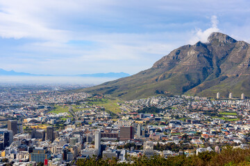 Cape Town cityscape and Table Mountain