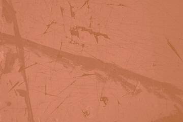 Mocha Mousse toned colour grunge decorative wall background. Art rough stylized texture banner...