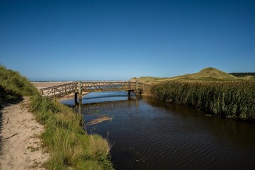 Obraz premium Lönstrup Strand, Lönstrup Dänemark, Danmark
