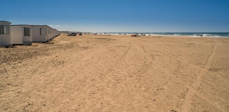 Lokken, Loekken, Strandh&auml;user Lokken, Fischerboote LokkenL&ouml;nstrup, L&ouml;nstrup D&auml;nemark, Danmark