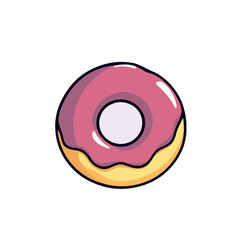donut isolated on white